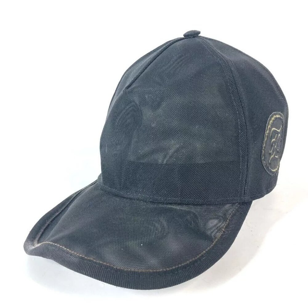 FENDI FXQ768 Logo Mesh FF hat cap baseball cap